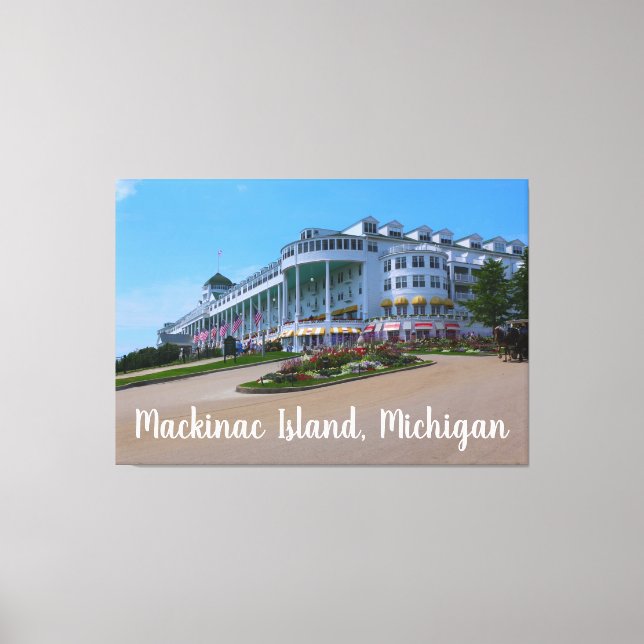 Mackinac Island Michigan Canvas Print (Front)
