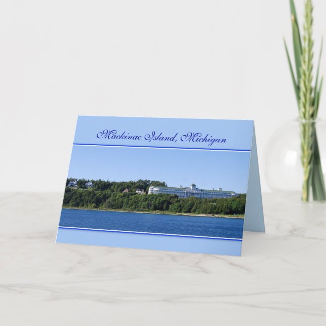 Mackinac Island, Michigan, Card (Front)