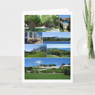 Mackinac Island, Michigan, Collage Card