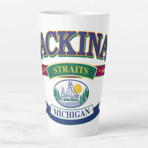 Mackinac Island Michigan Latte Mug