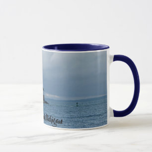 Mackinac Island, Michigan lighthouse coffee mug