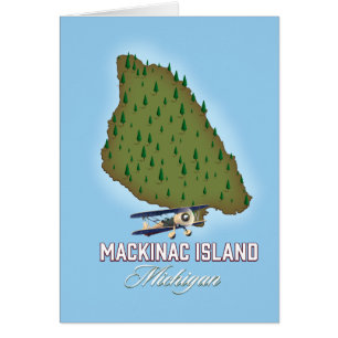 Mackinac Island Michigan map