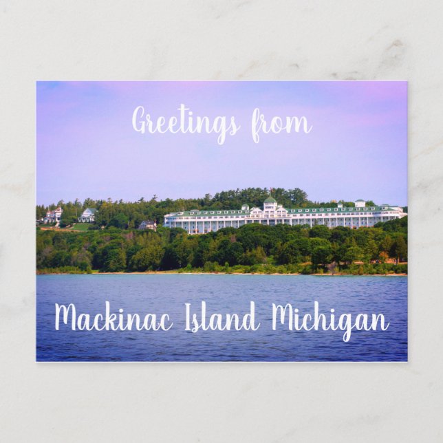Mackinac Island Michigan Postcard (Front)