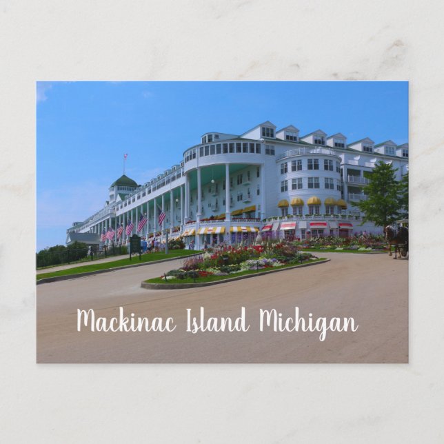 Mackinac Island Michigan Postcard (Front)