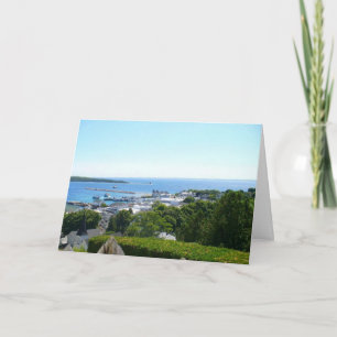 Mackinac Island Michigan USA Scenic Birthday Card