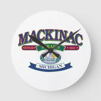 Mackinac Island Round Clock