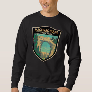 Mackinac Island State Park Michigan Arch Rock Sweatshirt