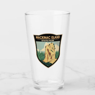 Mackinac Island State Park Michigan Sugar Loaf  Glass