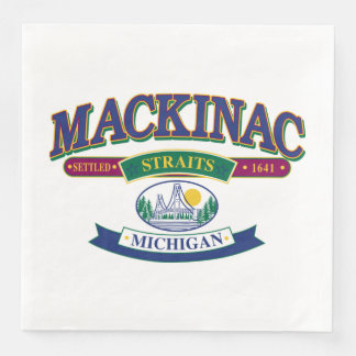 Mackinac Island The Straits Napkin