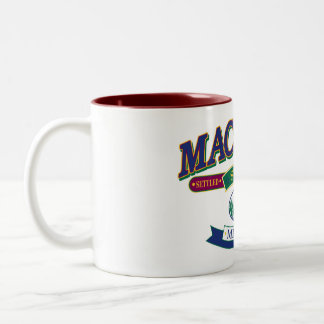 Mackinac Island the Straits Two-Tone Coffee Mug