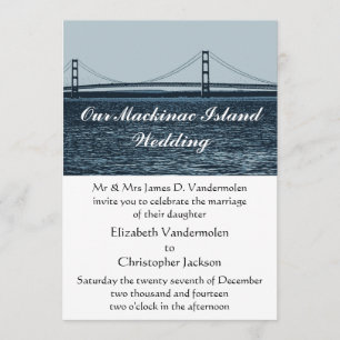 Mackinac Island Wedding Invitation