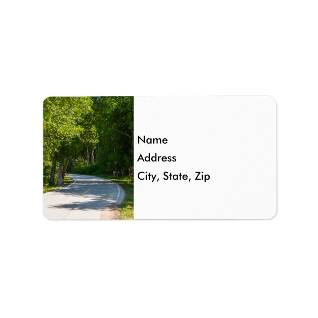 Mackinac Lake Shore Drive Address Labels (Front)