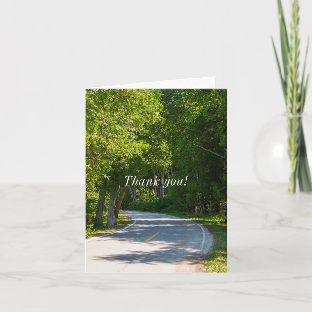Mackinac Lake Shore Drive Thank You Card (Front)