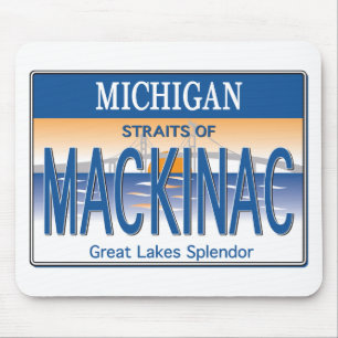 Mackinac License Mouse Mat