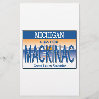 Mackinac License Stationery