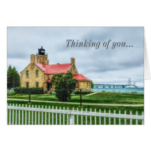 Mackinac Light and Bridge Thinking Of You