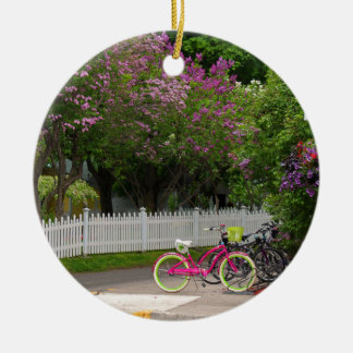 Mackinac Main Street Ceramic Tree Decoration