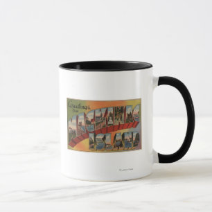 Mackinac, Michigan - Large Letter Scenes Mug