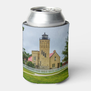 Mackinac Point Light Can Cooler