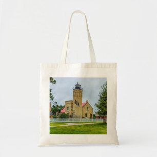 Mackinac Point Light Tote Bag