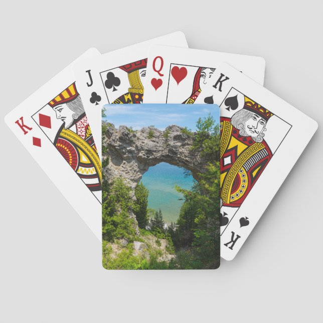 Mackinacs Arch Rock Playing Cards (Back)