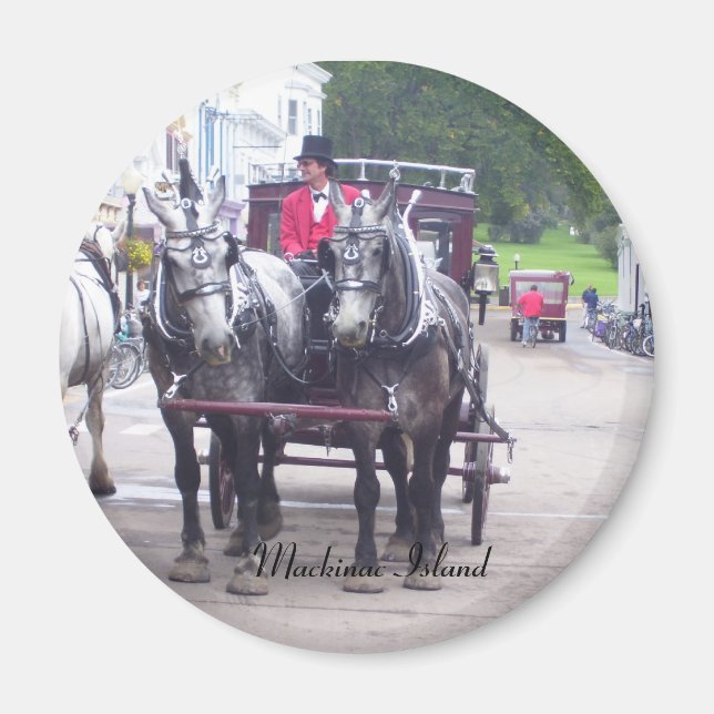 Mackinaw Island Series Magnet (Front)