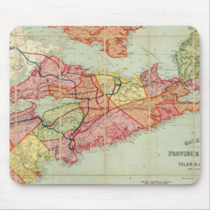 Mackinlay's map of the Province of Nova Scotia 4 Mouse Mat