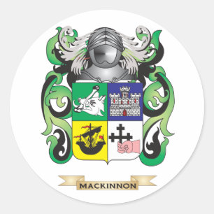 MacKinnon Coat of Arms (Family Crest) Classic Round Sticker