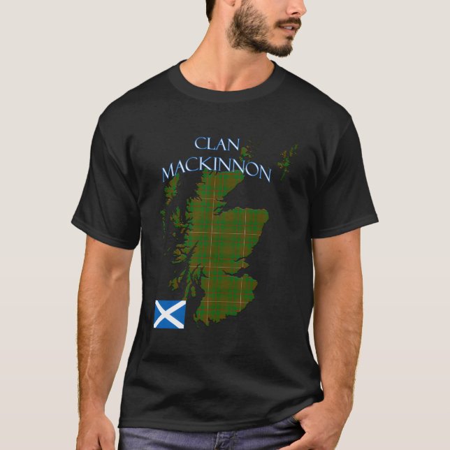 Mackinnon Scottish Clan Tan Scotland T-Shirt (Front)