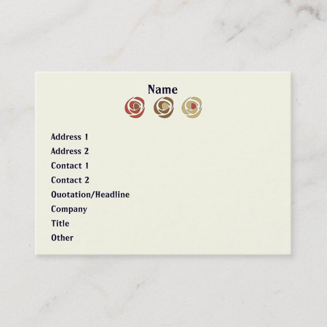 Mackinroses Business Card (Front)