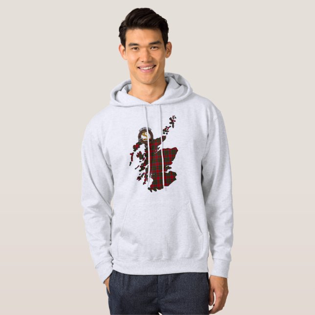 Mackintosh Clan Badge Adult Hoodie (Front Full)