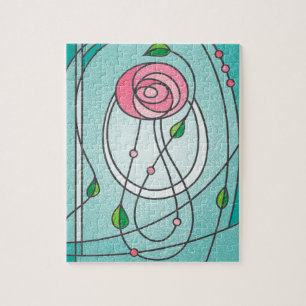 Mackintosh Rose Jigsaw Puzzle