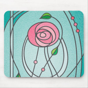 Mackintosh Rose Mouse Mat