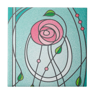 Mackintosh Rose Tile