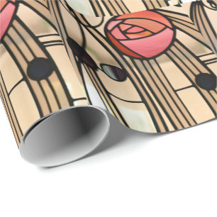 Mackintosh - Stained Glass Window Wrapping Paper