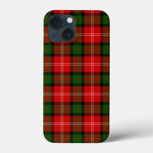 MacKintosh tartan red green plaid Case-Mate iPhone Case (Back)
