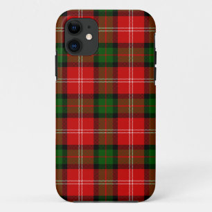 MacKintosh tartan red green plaid iPhone 11 Case