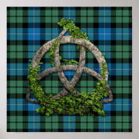 MacKirdy Tartan And Celtic Trinity Knot