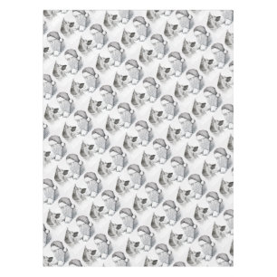 Macksie-and-Santa-LARGE Tablecloth