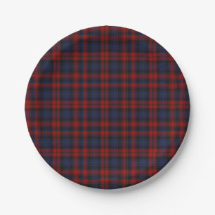 MacLachlan Clan Tartan Plaid Paper Plate