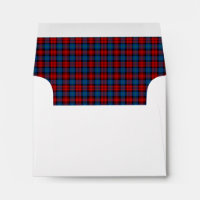 MacLachlan Clan Tartan Red and Royal Blue Plaid