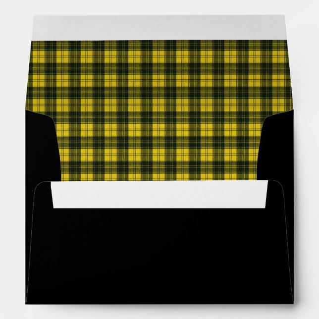 MacLachlan Dress Modern Original Scottish Tartan Envelope (Back (Bottom))