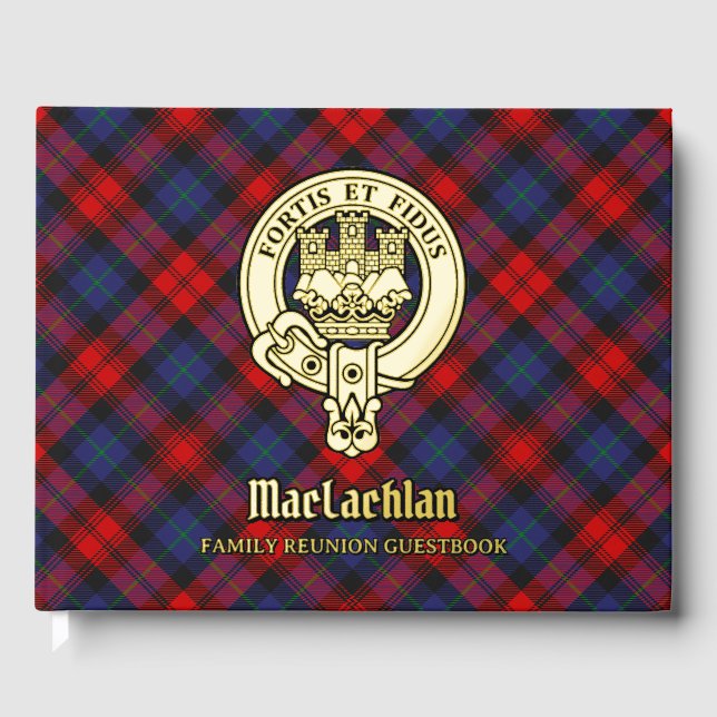 MacLachlan Family Reunion Guest Book (Front)