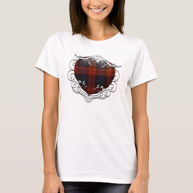 MacLachlan Tartan Heart T-Shirt (Front)
