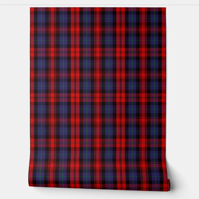 MacLachlan Tartan Plaid Scottish Clan Wallpaper (Unrolling)