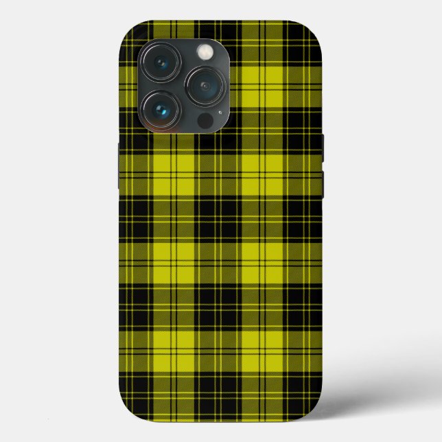 MacLachlan tartan yellow black plaid Case-Mate iPhone Case (Back)