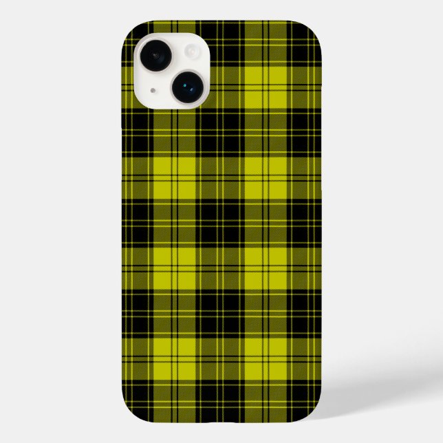 MacLachlan tartan yellow black plaid Case-Mate iPhone Case (Back)