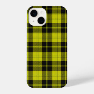 MacLachlan tartan yellow black plaid iPhone 14 Case