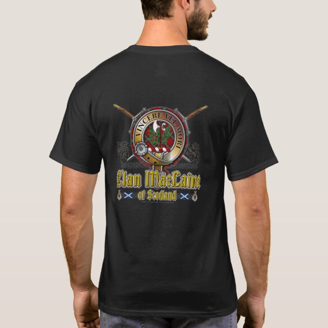 MacLaine Clan Badge T-Shirt (Back)