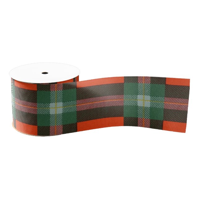 Maclaine of Lochbuie clan Plaid Scottish tartan Grosgrain Ribbon (Spool)